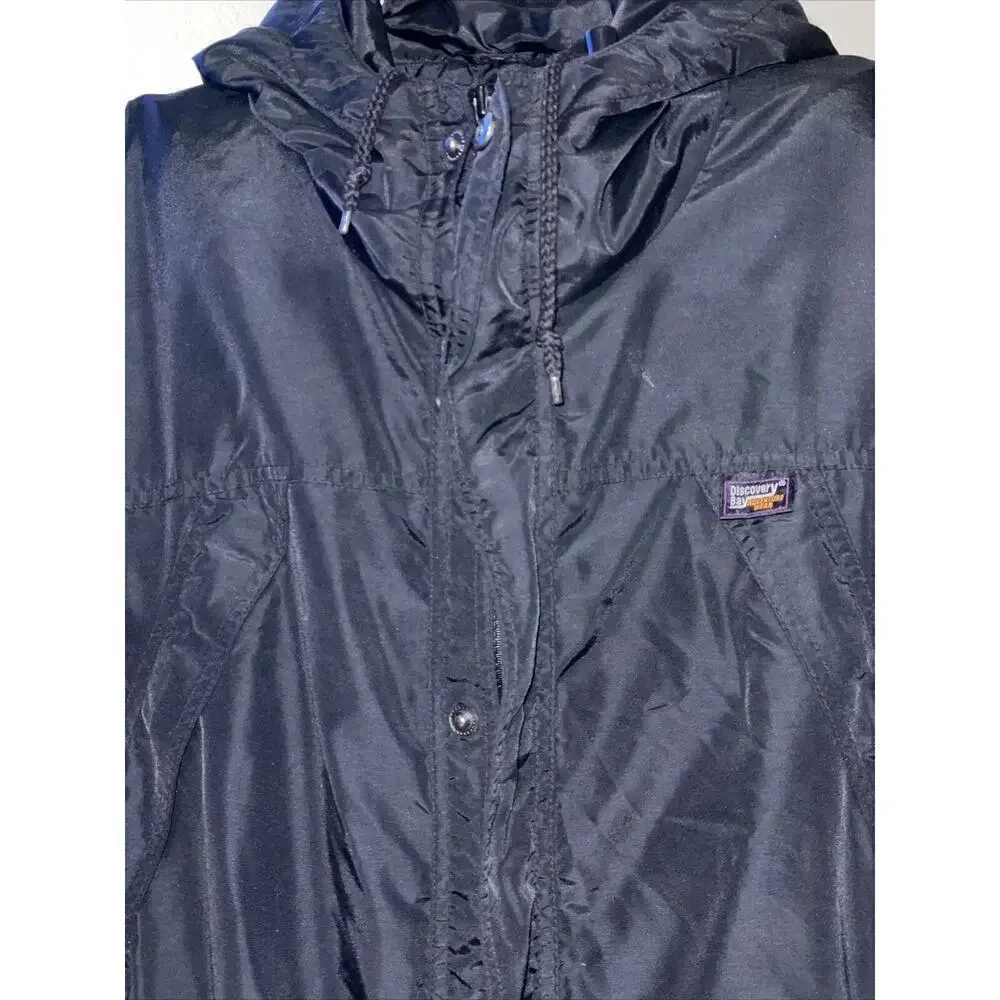 Discovery Bay Adventure Wear Men’s Hooded Parka Jacket Black Size S